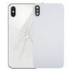 Back Cover with Adhesive for iPhone X(White)