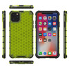 Shockproof Honeycomb PC + TPU Case for iPhone 11 Pro(Green)