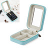 CASEGRACE Portable Mini Portable Lipstick Case Makeup Storage Cosmetic Bag(Blue)