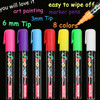 Highlighter Chalk Marker Pens For School Art Painting Pen(8 PCS 3mm)