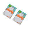 2 PCS Cute Cartoon Bread Bunny Note Book Hand Memo Material Notes Can Tear Memo Portable Notepad, Pages:80?(Christmas Rabbit)