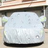 PEVA Anti-Dust Waterproof Sunproof Sedan Car Cover with Warning Strips, Fits Cars up to 5.4m(211 inch) in Length