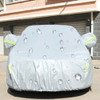 PEVA Anti-Dust Waterproof Sunproof Hatchback Car Cover with Warning Strips, Fits Cars up to 4.5m(177 inch) in Length