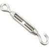 Flower Basket Screws 304 Stainless Steel Wire Rope Hook Tensioner, Specification:M4(Silver)