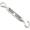 Flower Basket Screws 304 Stainless Steel Wire Rope Hook Tensioner, Specification:M5(Silver)