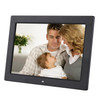 12.1 inch Digital Photo Frame with Holder & Remote Control, Allwinner F16 Program, Support SD /  MMC / USB Flash Disk(Black)