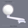 3R-094 Auxiliary Rear View Mirror Car Adjustable Blind Spot Mirror Wide Angle Auxiliary Rear View Side Mirror for Left Mirror(White)