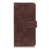 For Alcatel 1S 2020 Crocodile Texture Horizontal Flip Leather Case with Holder & Card Slots & Wallet(Brown)