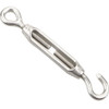 Flower Basket Screws 304 Stainless Steel Wire Rope Hook Tensioner, Specification:M12(Silver)