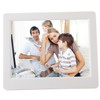 8 inch LED Display Multi-media Digital Photo Frame with Holder & Music & Movie Player, Support USB / SD / SDHC / MMC Card Input(Silver)