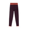 Outdoor Sports Fitness Yoga Peach Quick-drying Pants (Color:Wine Red Size:L)