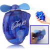 Mini Water Spray Fan with Powerful Safe Fan Blades, Size: About 109 x 73 x 27mm(Blue)