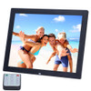 14 inch HD LED Screen Digital Photo Frame with Holder & Remote Control, Allwinner, Alarm Clock / MP3 / MP4 / Movie Player(Black)
