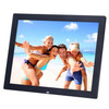 14 inch HD LED Screen Digital Photo Frame with Holder & Remote Control, Allwinner, Alarm Clock / MP3 / MP4 / Movie Player(Black)