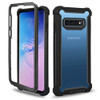 Four-corner Shockproof All-inclusive Transparent Space Case for Galaxy S10e (Black)