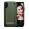 Ultra-thin TPU+PC Mechanic Shockproof Protective Case for  iPhone XR(Army Green)