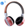 BTH-858 Stereo Sound Quality V4.2 Bluetooth Headphone, Bluetooth Distance: 10m, Support 3.5mm Audio Input & FM, For iPad, iPhone, Galaxy, Huawei, Xiaomi, LG, HTC and Other Smart Phones(Rose Gold)