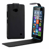 Vertical Flip Magnetic Button Leather Case for Microsoft Lumia 640