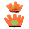 Outdoor Sports Toys Children Plush Sticky Ball Catching Gloves Set, Size:S
