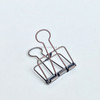 Metal Hollow Long Tail Clip Creative Stationery Office Paper Clip, Szie:S(Copper)