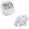 Digital LCD Indoor Thermometer Hygrometer Gauge Clock Temperature Humidity Meter