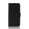 Litchi Texture Horizontal Flip Leather Case for LG V40 ThinQ, with Holder & Card Slots & Wallet(Black)