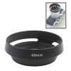 49mm Metal Vented Lens Hood for Leica(Black)