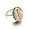 Bohemian Simple Wild Shell Alloy Ring