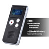 SK-012 8GB Voice Recorder USB Professional Dictaphone  Digital Audio With WAV MP3 Player VAR   Function Record(Black)