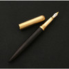 Luxury Wood Fountain Pen School Office Writing Ink Pen Stationery Gifts Supplies(Black wood)