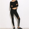 Modal Leggings Slim Yoga (Color:Black Size:S)