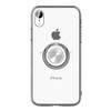 Transparent TPU Metal Ring Case for iPhone XR, with Metal Ring Holder(Transparent)