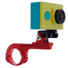 Bicycle Handlebar Holder with Connector Mount for Xiaomi Yi Sport Camera(XM34)(Red)