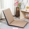 Lazy SofaSingle-person Folding Bed Small Sofa Back Chair Floating Window Chair Floor Chair Sofa Bed(Large Linen)