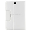 For Galaxy Tab A 9.7 / T550 & S2 9.7 / T810 2 in 1 Detachable Bluetooth Keyboard Litchi Texture Leather Case with Holder(White)
