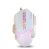 iMICE V9 USB 7 Buttons 4000 DPI Wired Optical Colorful Backlight Gaming Mouse for Computer PC Laptop (White)