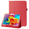 Litchi Texture Flip Leather Case with Holder for Galaxy Tab 4 10.1 / T530(Red)