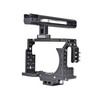 YELANGU CA7 YLG0908A Handle Video Camera Cage Stabilizer for Sony A7K & A7X & A73  & A7S & A7R & A7RII & A7SII (Black)