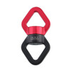 Anti-knot Rock Climbing Caster Fixed Connector Downhill Retarder(Red Black)