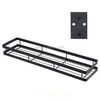 50cm Kitchen Punch-free Wall Mount Seasoning Storage Rack (Black)