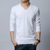 Men Autumn and Winter Slim Sweater, Size: XXXL(White)