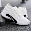 Breathable Lightweight Casual Shoes Non-slip Sports Shoes for Men, Size:43(White)