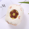 Cartoon Embroidery Pattern Baby Dustproof and Anti-fouling Winter Fleece Cuffs Protective Sleeves(Yellow Ball)