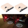 2 PCS LED Ghost Shadow Light, Car Door LED Laser Welcome Decorative Light, Display Logo for Peugeot Car Brand(Khaki)