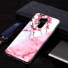 Marble Pattern Soft TPU Case For LG G7 ThinQ(Plum Blossom)