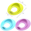 2 PCS Kids Baby Bathroom Toilet Seat Cushion Trainer Training Seat Cover(Blue)