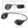 38 Pin OBDII Connector Cable(Black)