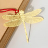 Brass Dragonfly Classical Metal Bookmark Office Accessories School Supplies(Gold)