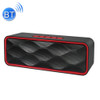 SC211 Multifunctional Card Music Playback Bluetooth Speaker, Support Handfree Call & TF Card & U-disk & AUX Audio & FM Function(Red)