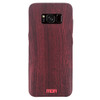MOFI for Galaxy S8 Wood Texture TPU Protective Back Cover Case(Red)